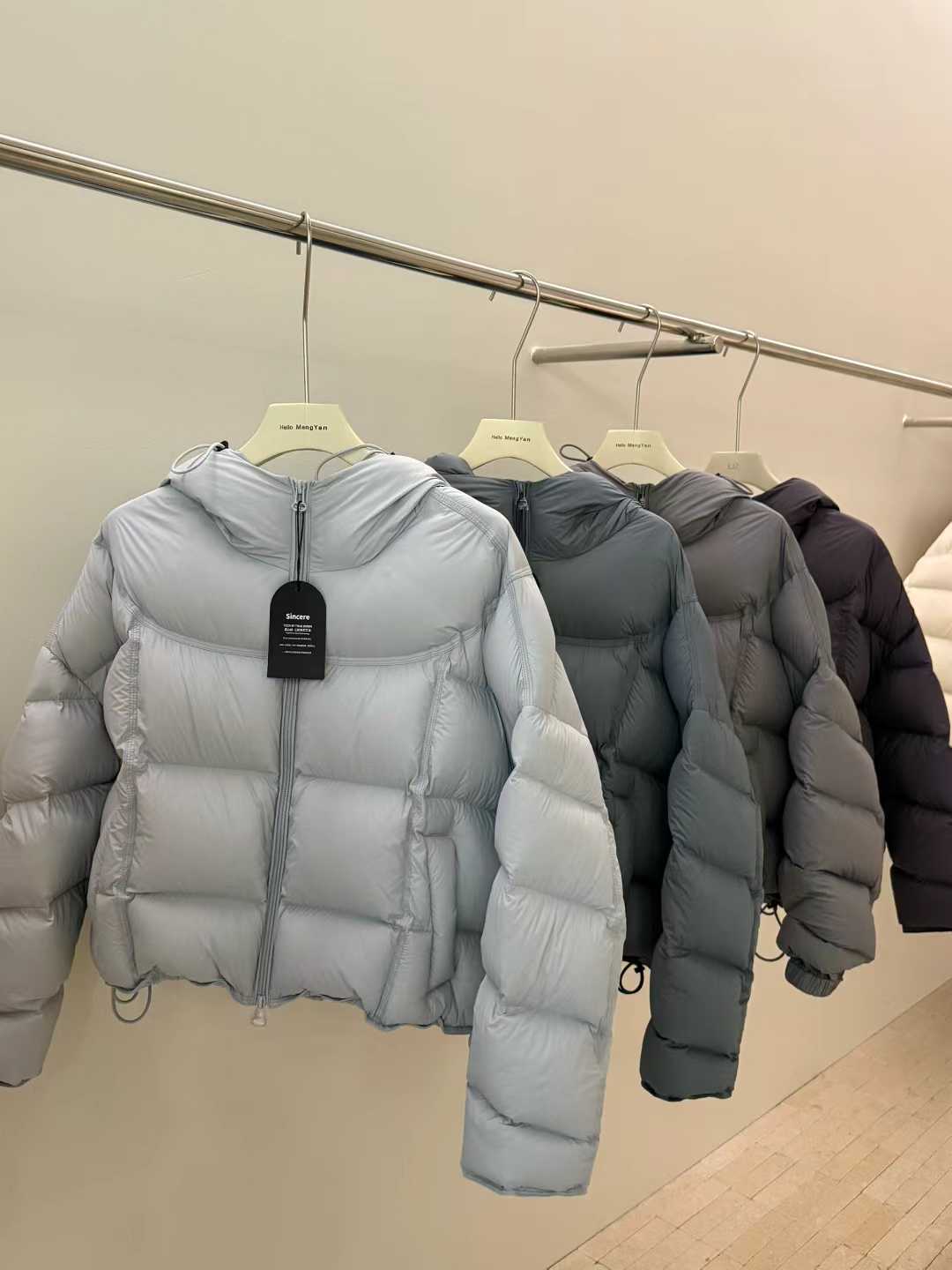 HELLO 短款立领羽绒服 90鸭绒 轻便保暖