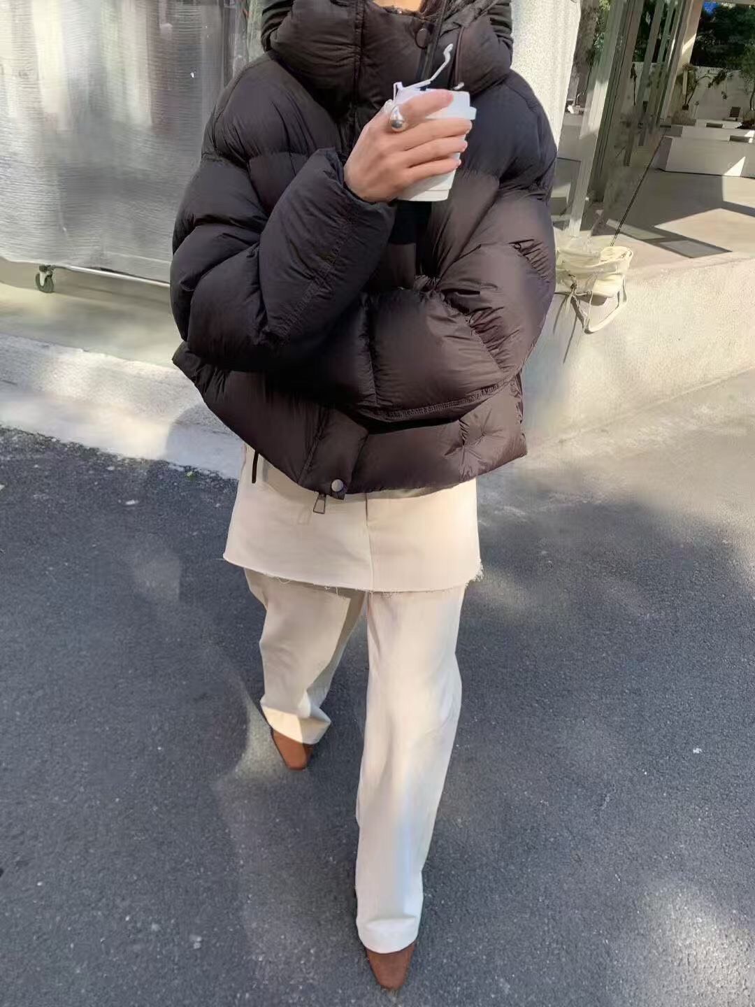 HELLO 短款95%白鸭绒260g羽绒服 小补差额